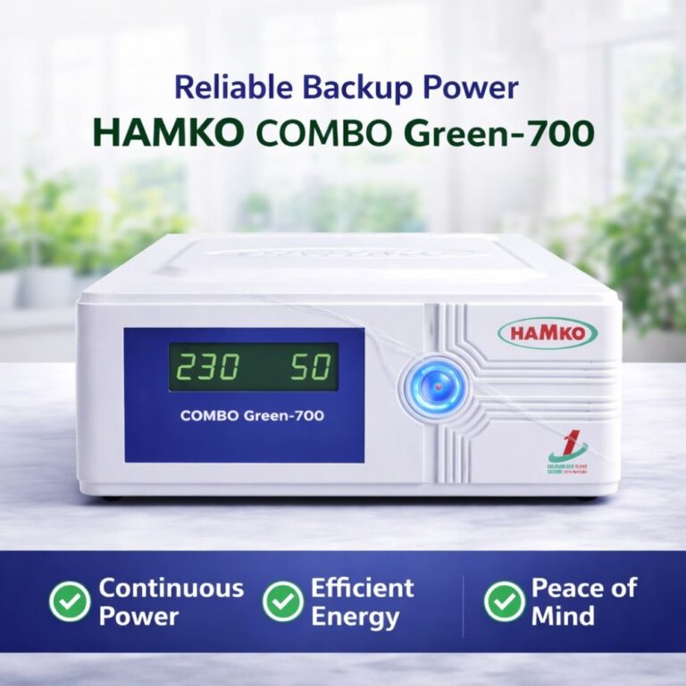 Hamko Combo Green-700VA Sine Wave IPS/UPS & Solar